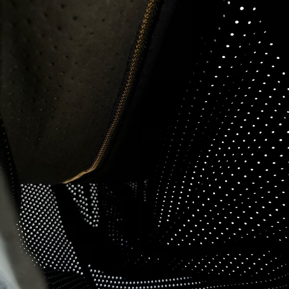 Runway Virtual Runway Connection Collared Full Front Zip Eyelet Dress Black Sz M - Picture 9 of 10